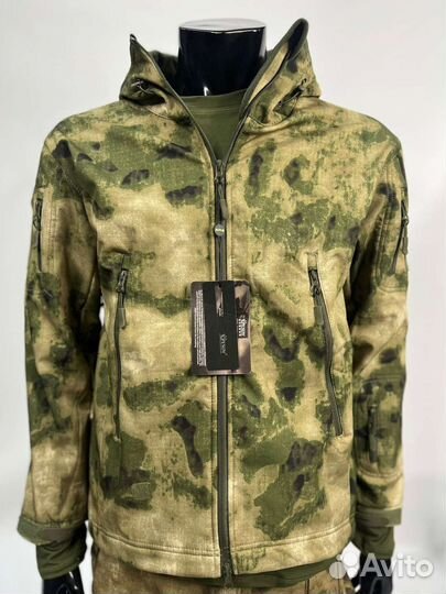 Тактический костюм соффешл мох