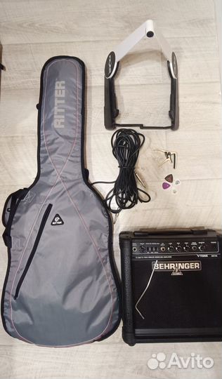 Электрогитара Flight E3с комбиком Behringer