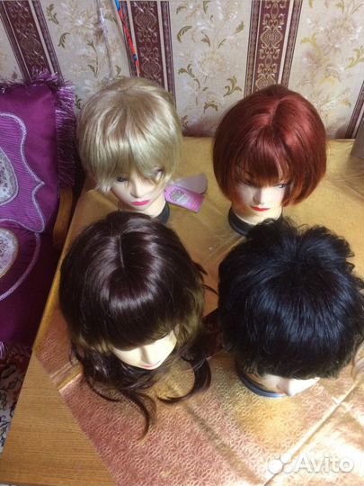 Парики, шиньоны из искусственных волос, новые)