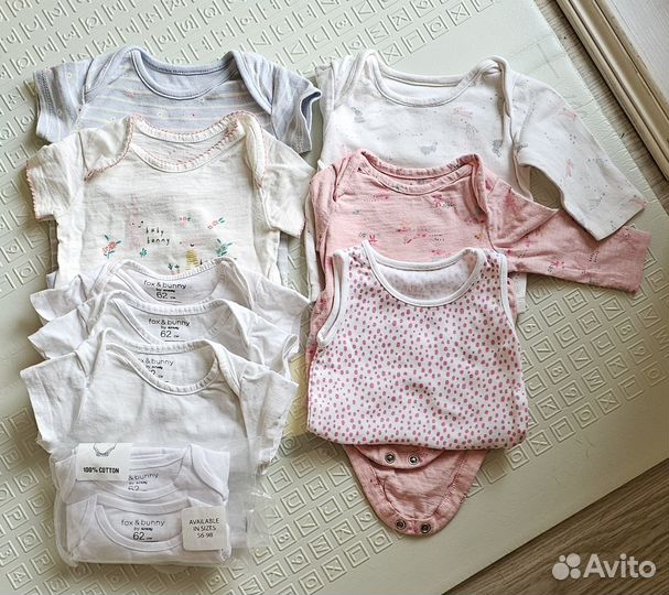 2 пакета вещей на девочку 50-62