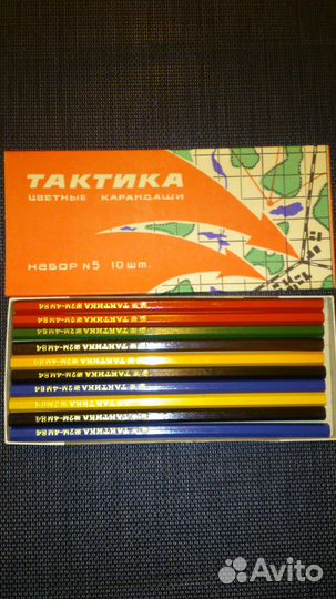 Карандаши цветные Тактика СССР