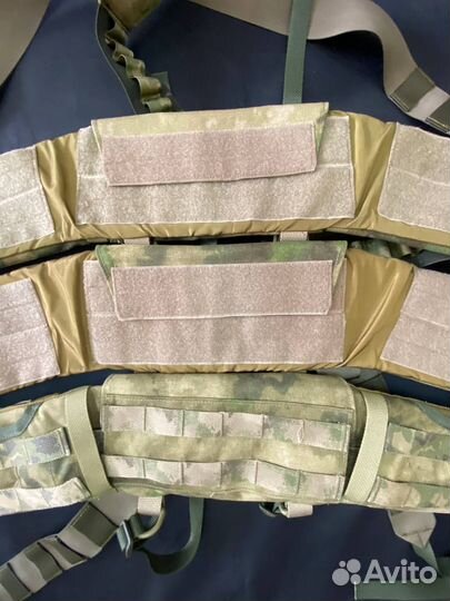 Тактический Пояс под кевлар с капами мох