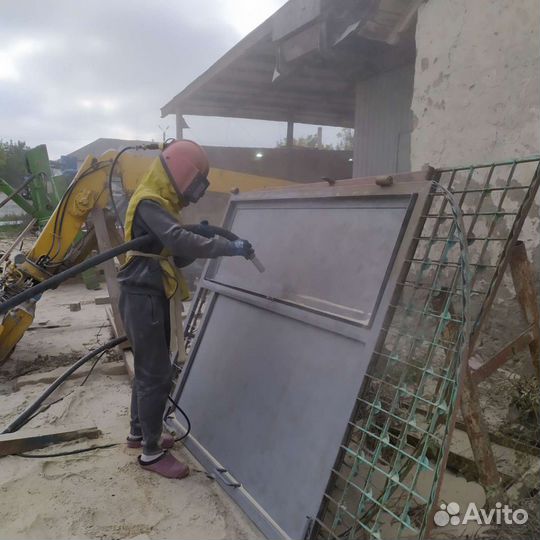 Пескоструй очистка металла