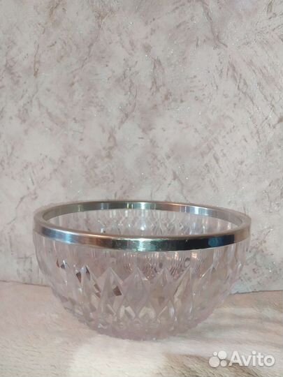 Салатник хрустальный СССР