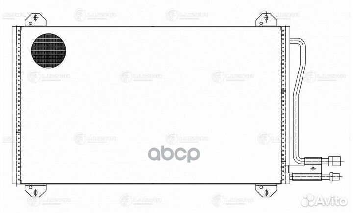 Радиатор кондиц. для а/м Mercedes-Benz Sprinter