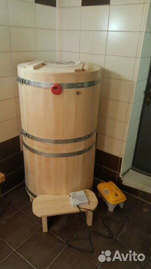 Фитобочка кедровая с парогенератором