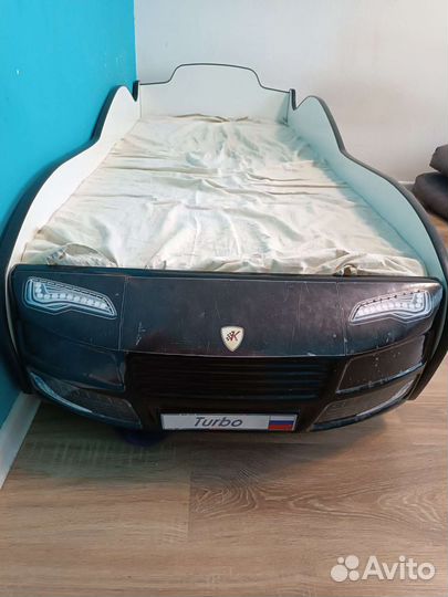 Детская кроватка машинка с Подсветкой