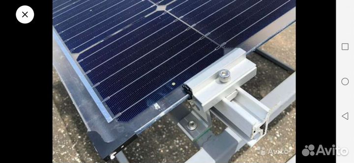 Солнечная батарея RS DM72-390M для навеса