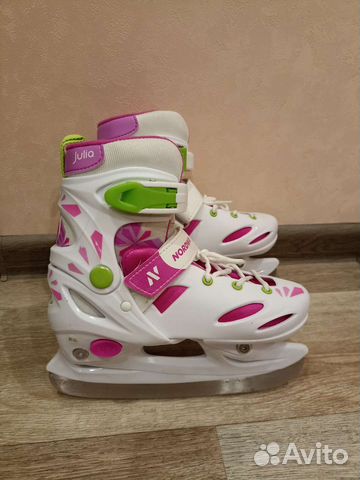 Коньки детские раздвижные размер 30-33