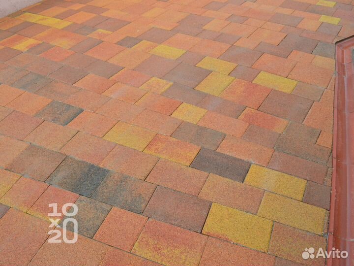 Тротуарная плитка, брусчатка, бордюры под ключ