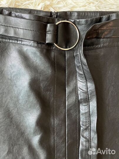Кожаная юбка