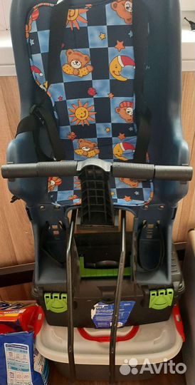 Детское велокресло заднее