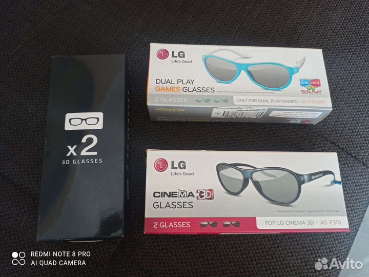 Зd очки samsung LG новые