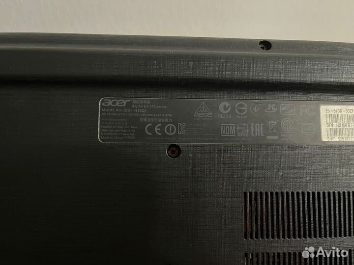 Ноутбук Acer Aspire E5-573