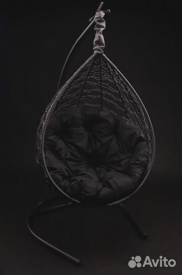 Подвесное кресло кокон из искусственного ротанга