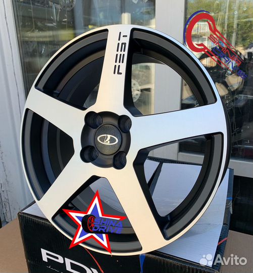 Диски LADA Largus R16 4x100 Black pol matt