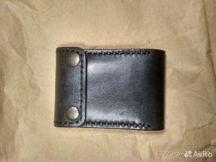 Миникошелек из натуральной кожи