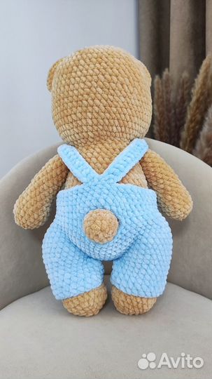 Вязаная игрушка Медведь