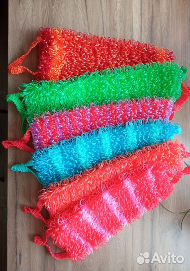 Мочалка ручной работы