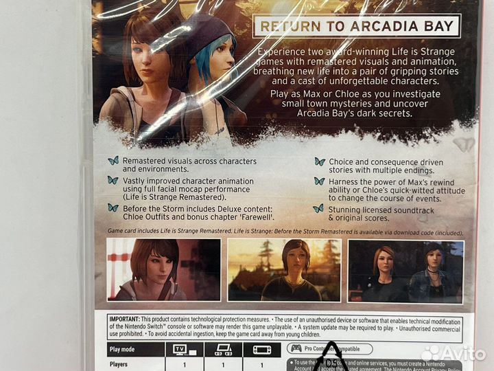 Life is strange arcadia BAY collection switch