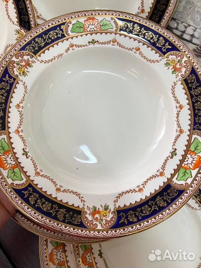 Роскошные тарелки Alfred Meakin, серия Caledonia