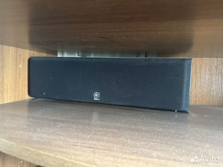 Ресивер yamaha с колонками и микрофоном