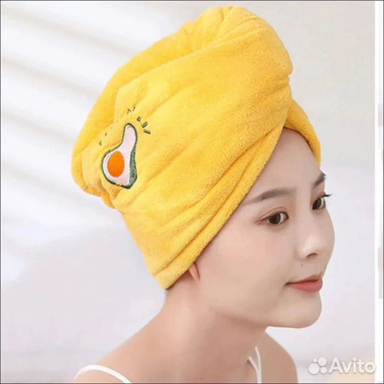 Полотенце-тюрбан для сушки волос