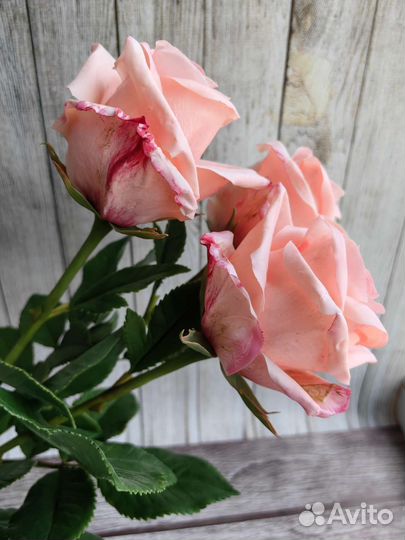 Роза из полимерной глины