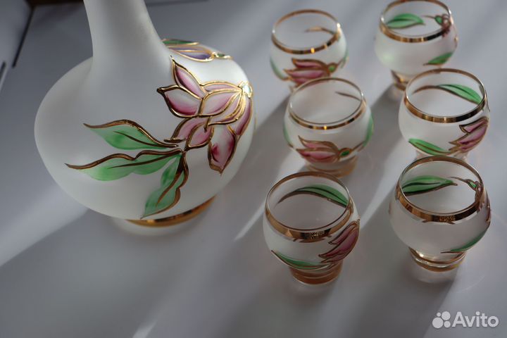 Редкий ликерный набор богемия Чехословакия