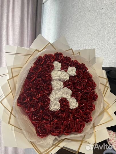 Букет из атласных лент