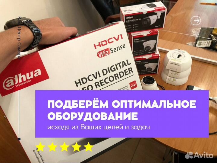 Установка видеонаблюдения для дома и бизнеса