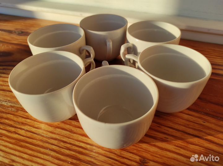 Набор Кофейный фарфоровый Вербилки, 6 шт. дфз