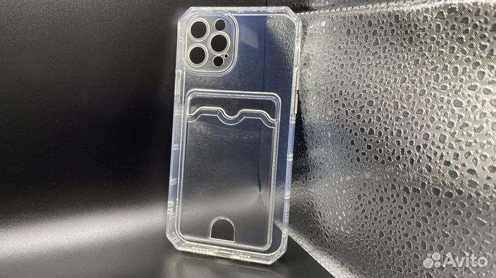 Чехол на iPhone 12 с кармашком