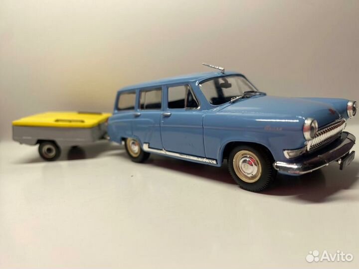 Модель Газ-22 Универсал с прицепом