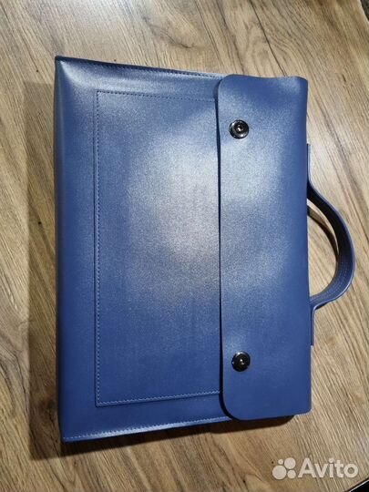 Сумка для ноутбука синяя