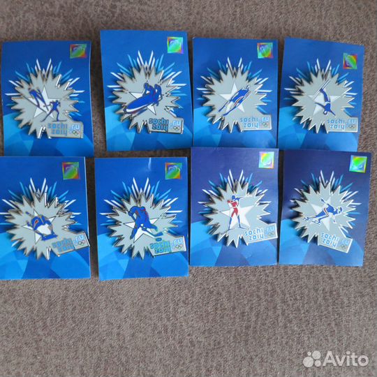 Значки Олимпиада Сочи-2014г