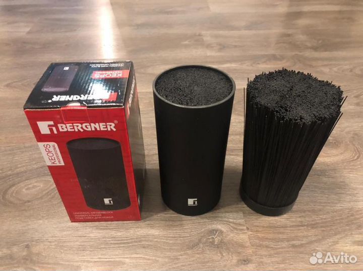 Bergner набор из 5 ножей + подставка для ножей