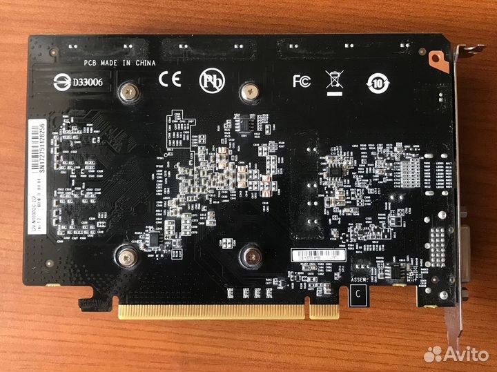 Видеокарта gt 1030 2gb gddr5 gigabyte