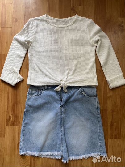 Вещи пакетом на рост 140 для девочки