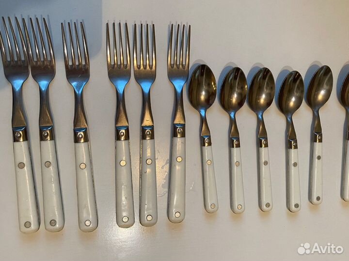 Столовый набор ложки и вилки 24 предмета