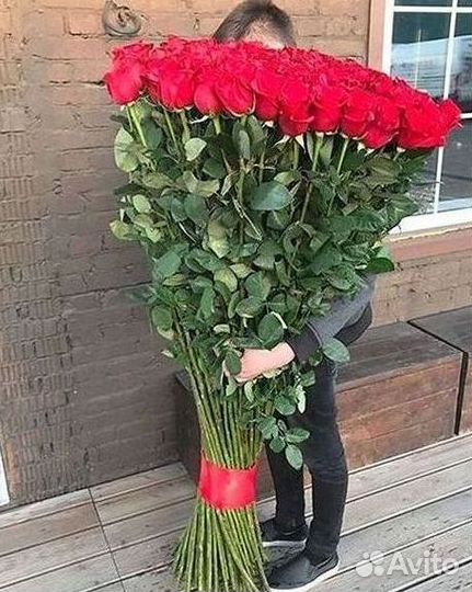 Высокие Розы Гиганты Доставка Круглосуточно