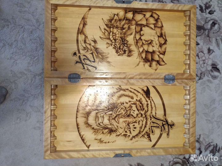 Настольные резные нарды