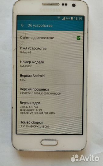 Samsung Galaxy A3 SM-A300F, 16 ГБ