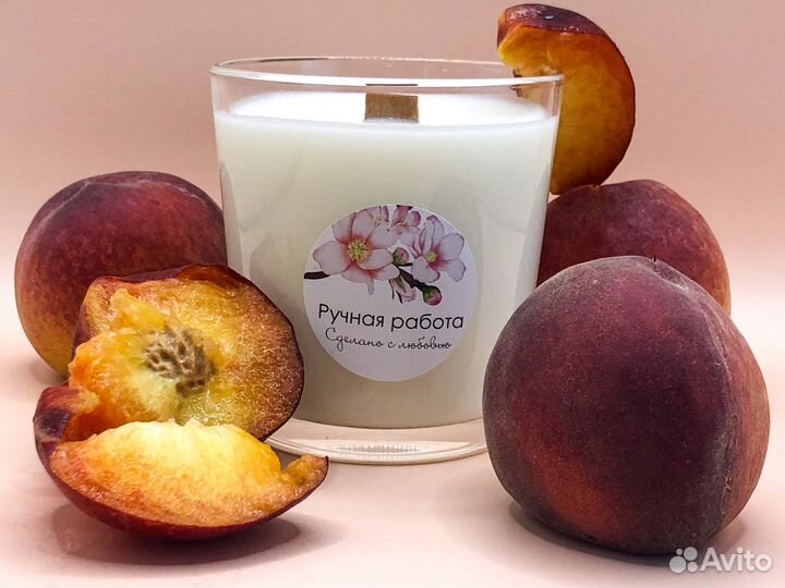 Ароматическая свеча из кокосового воска