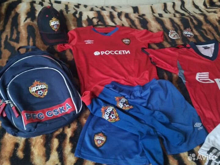 Футбольная форма цска детская