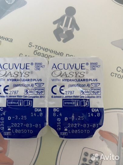 Линзы контактные acuvue oasys двухнедельные