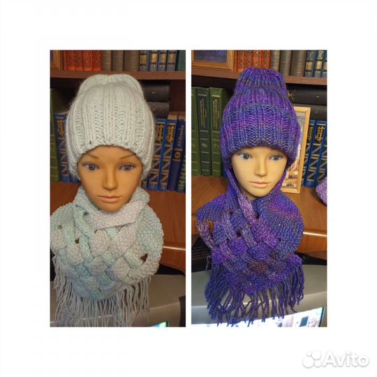Шапки,снуды (много)