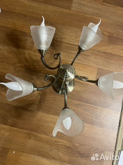 Люстра бу 5 рожков