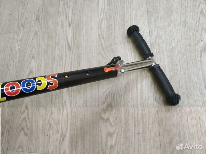 Самокат 3-х колесный детский черный