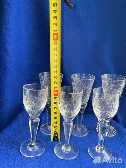 Фужеры хрустальные СССР